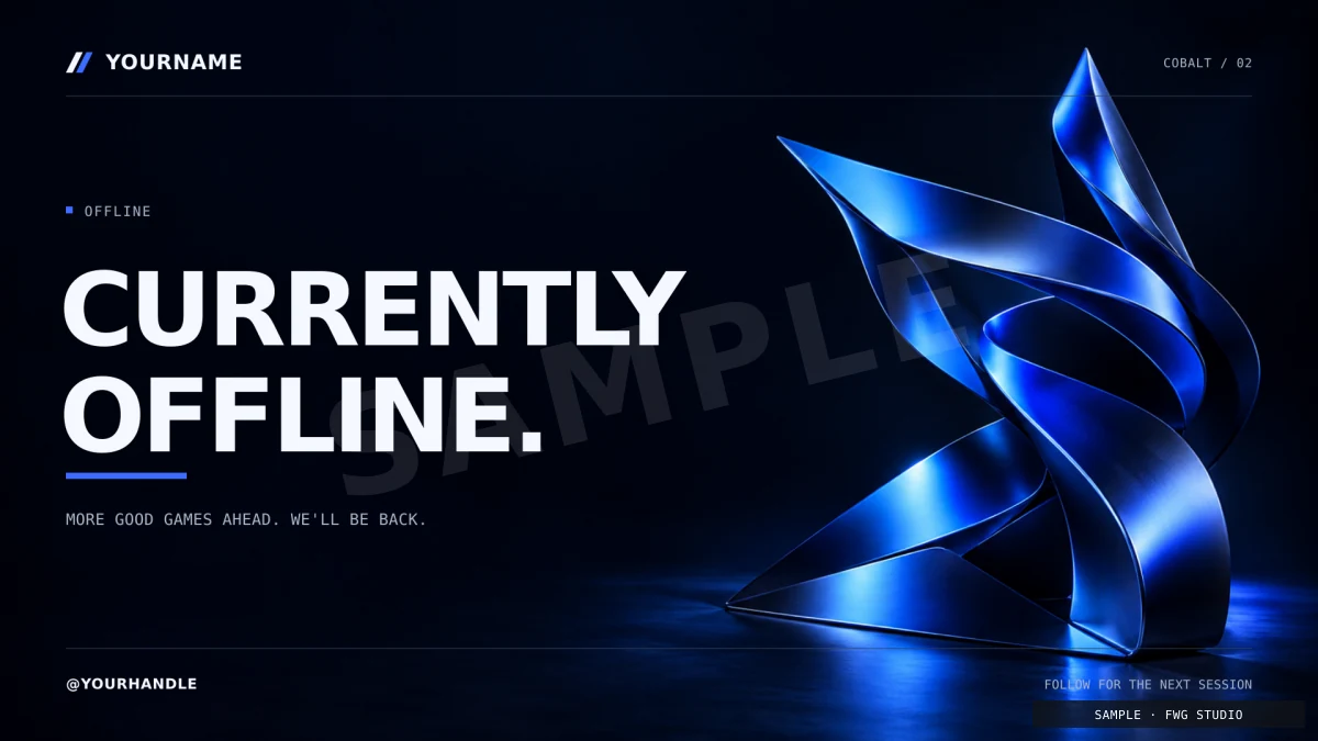 Cobalt offline, watermarked preview