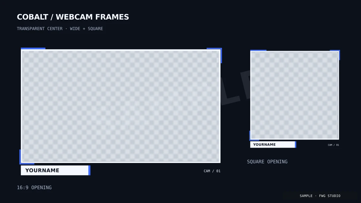 Cobalt webcam frames