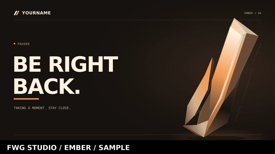 Ember be right back, watermarked preview