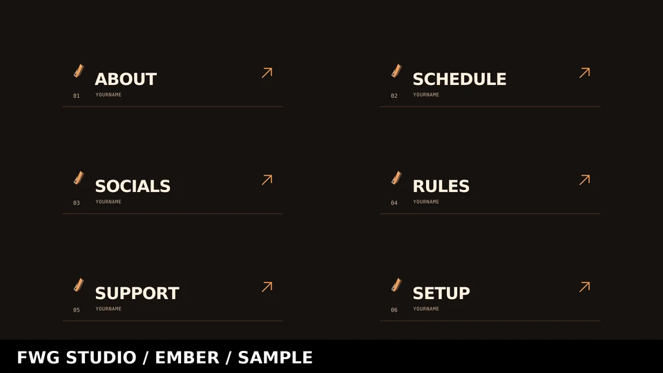 Ember channel panels