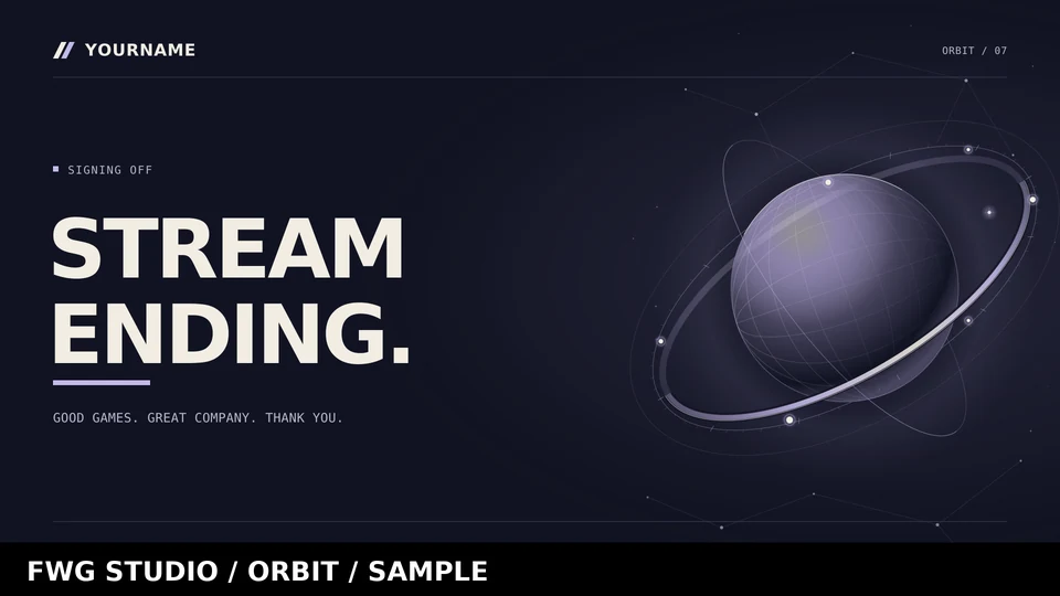Orbit stream ending watermarked preview