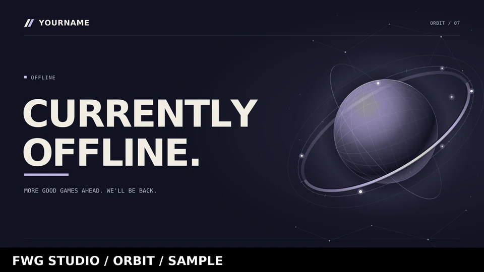 Orbit offline watermarked preview