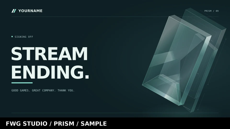 Prism stream ending watermarked preview