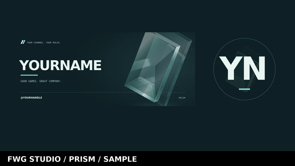 Prism banner & avatar watermarked preview