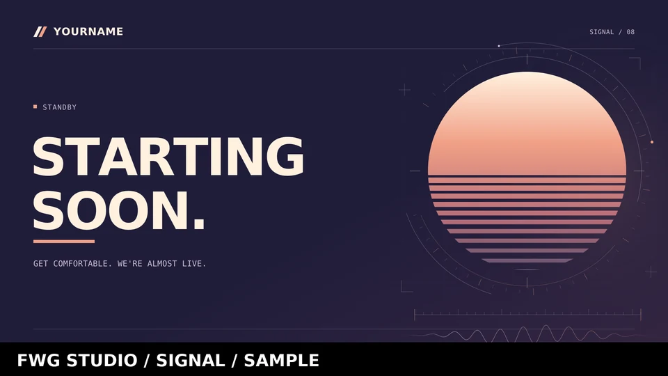 Signal starting soon preview