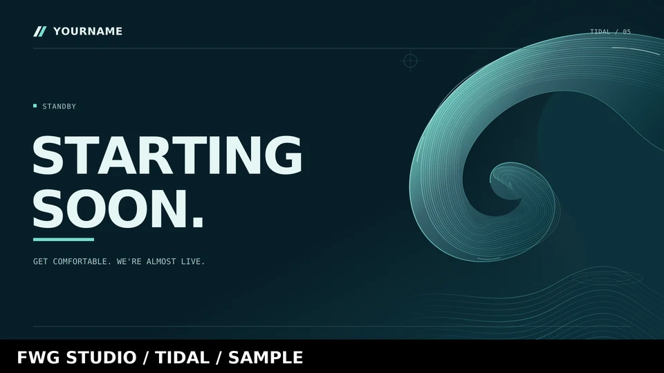 Tidal starting soon preview